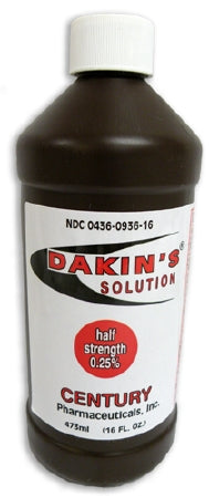 Dakins Antimicrobial Wound Cleanser Solution, 16 oz. Bottle 20958754