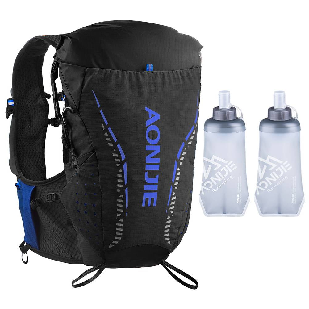 AONIJIE 18L Large Capacity Running Hydration Vest with 2*500ml Soft Flask Running Backpack for Marathon Race Hiking