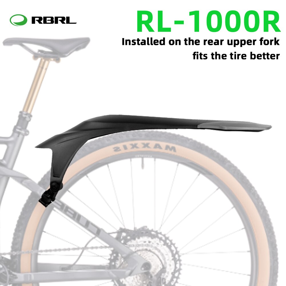 RBRL Bicycle Mudguard Set MTB Cycling Fender E-Bike Adjustable Mountain Bike TPE Widen Lengthen Patent Quick Release Protector
