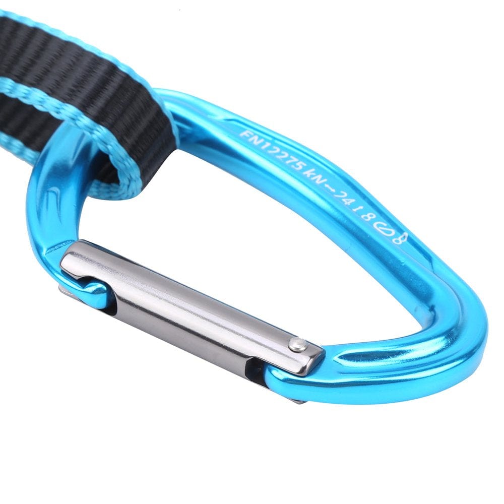 Domqga Extender,Camnal 38CM Extenders Straight Bent Carabiner Rock Climbing Quickdraw Sling,Mountaineer Outdoor Protect Kits