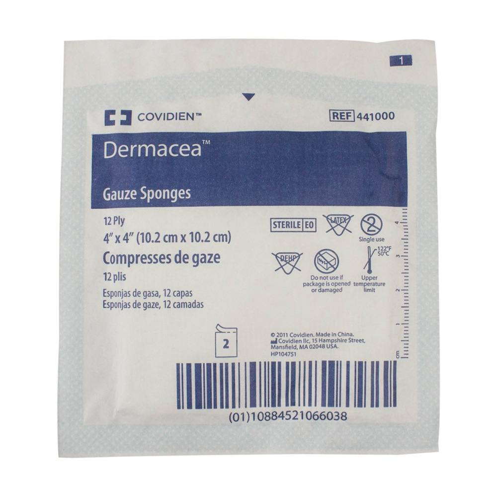 Dermacea 441215 Gauze Sponge. Case of 2000