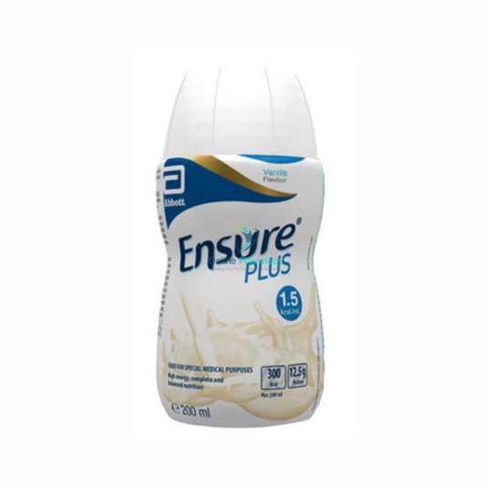 Ensure Plus Vanilla Nutritional Drink Bottle -  200ml / 30 x 200ml Case