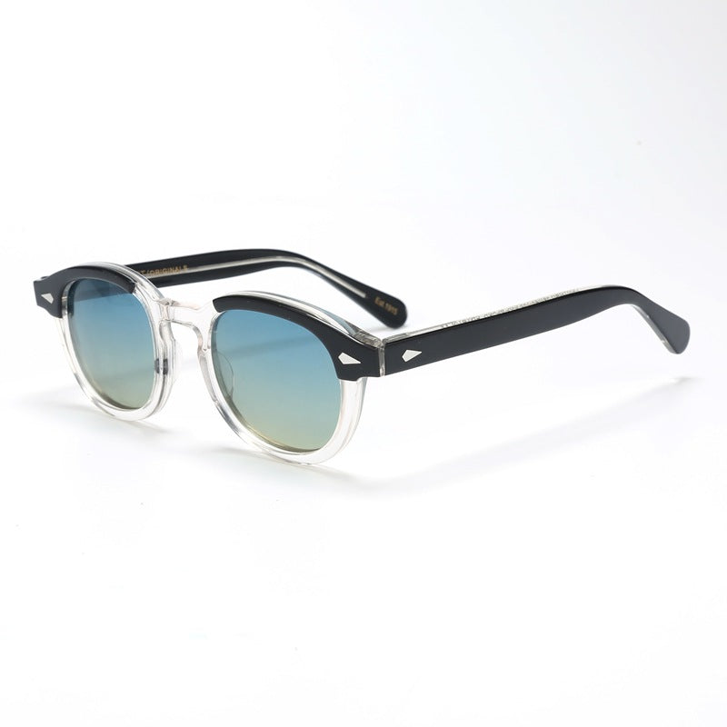 Retro Acetate Polarized Sunglasses - Blue Force Sports