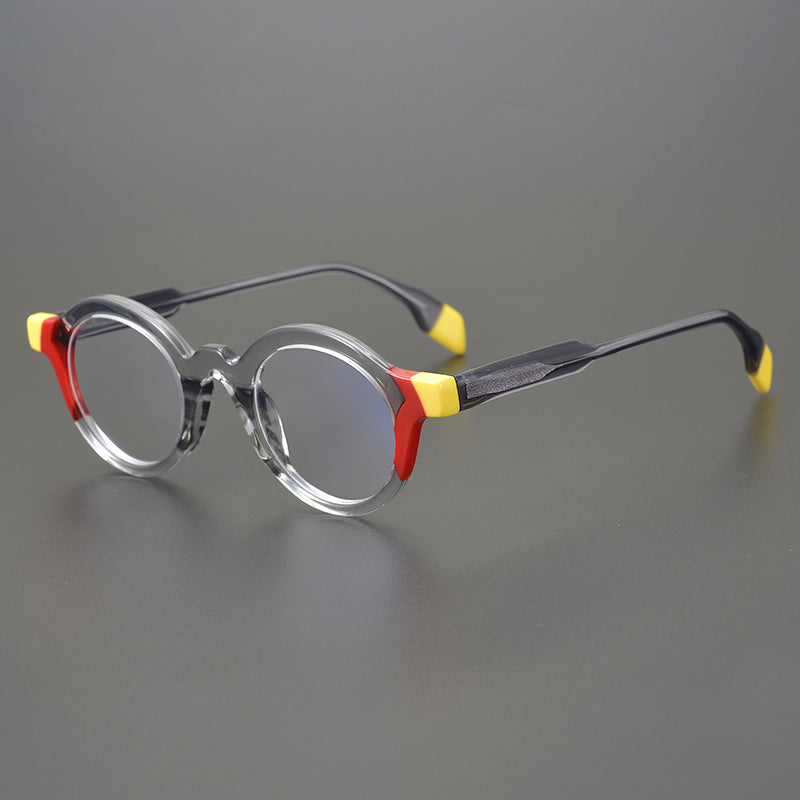 Color Blocking Small Fashion Personality Round Box - Blue Force Sports