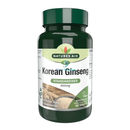 Natures Aid Korean Ginseng 40mg - 90 Pack