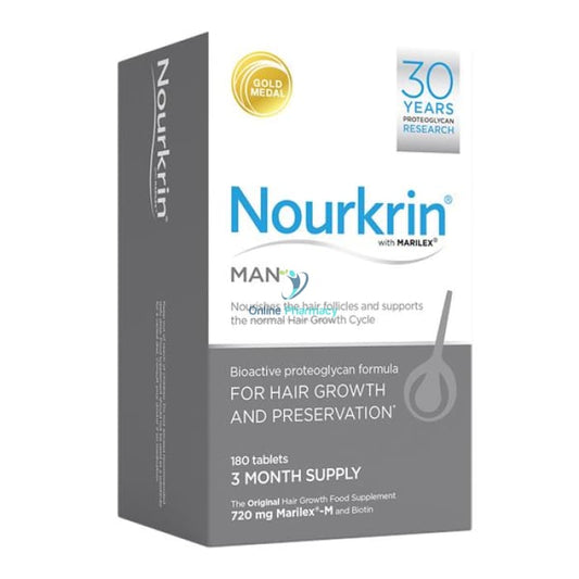 Nourkrin Man 3 Month Supply - 180 Tablets