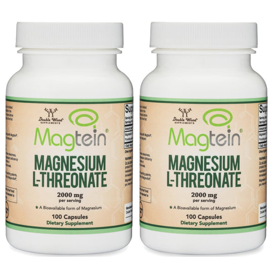 Magnesium L-Threonate (Magtein) Double Pack