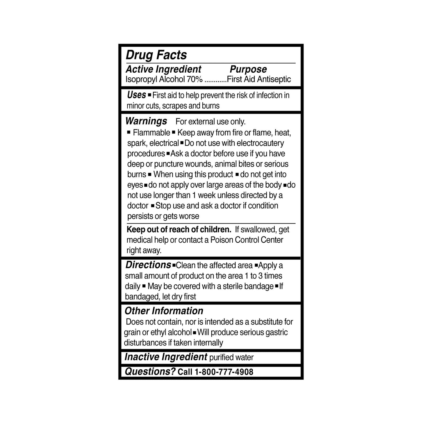 McKesson Isopropyl Alcohol Antiseptic, 32-ounce bottle