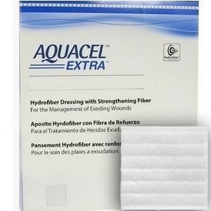ConvaTec AQUACEL Extra Hydrofiber Wound Dressing: 4" X 5", 10 Count White 46680358