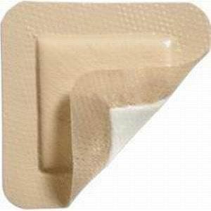 Mepilex Lite 284190 Thin Silicone Foam Dressing 4 X 4 Inch Square Adhesive without Border Sterile Box of 5 75613631