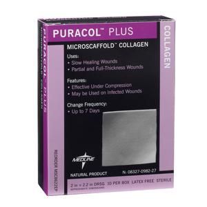 Puracol Plus MSC8644EP Collagen Wound Dressing, 1 Each
